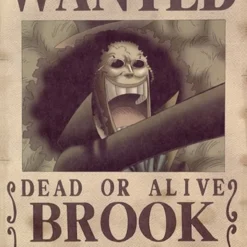 One Piece - Affiche Wanted De Brook