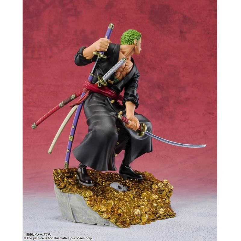 One Piece - Figurine Zoro - Figuarts Zero WT100 Eiichiro Oda 3 One Piece - Figurine Zoro - Figuarts Zero WT100 Eiichiro Oda – Image 3
