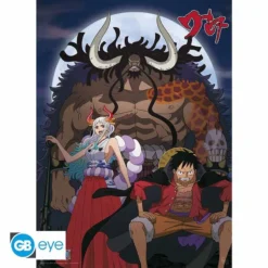 Poster One Piece - Yamato Et Luffy Versus Kaido