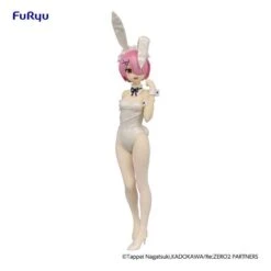 Devant -Figurines Du Modèle re zero figurine ram bicute bunnies white pearl 1