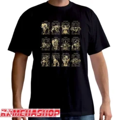 Saint Seiya - T-shirt Des 12 Armures D'Or